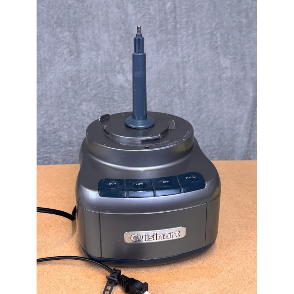 Cuisinart FP-8 Food Processor Base Replacement Gunmetal Grey Elemental 8-Cup